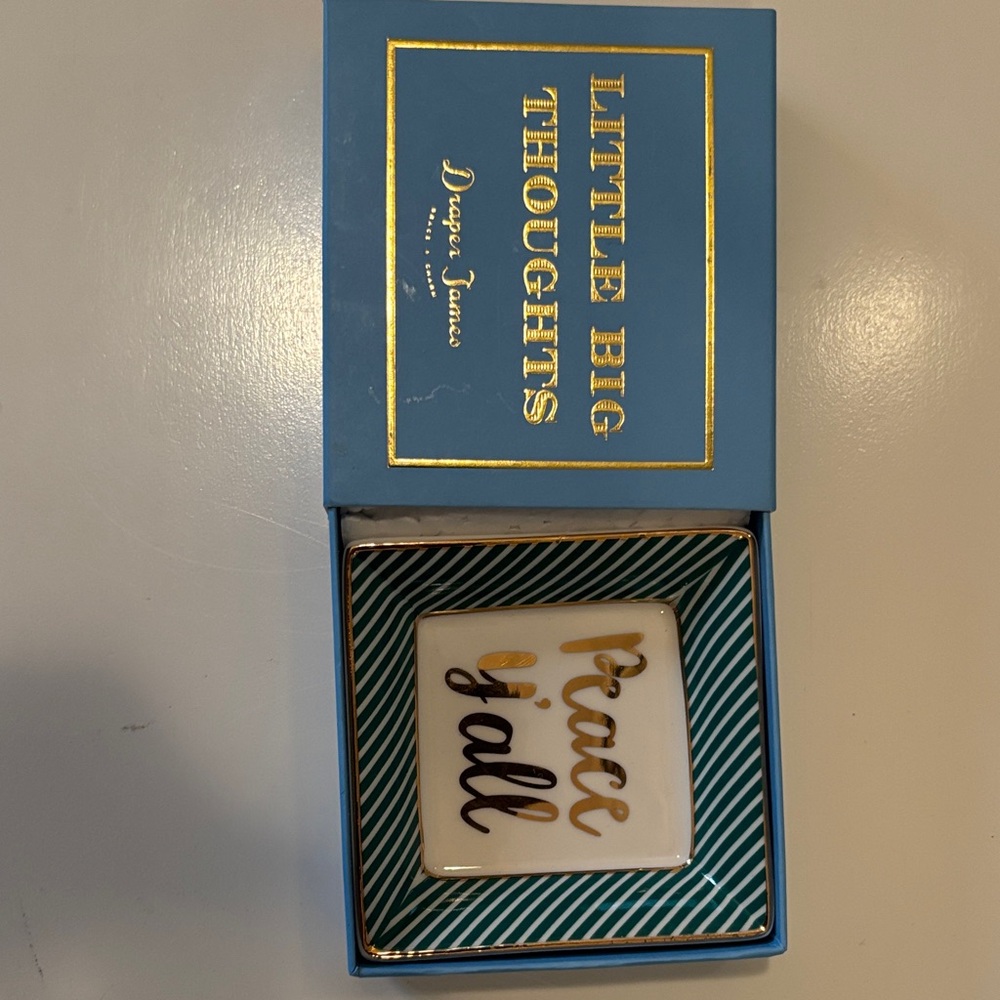 Draper James Sky Blue Notebook with Gold Accents